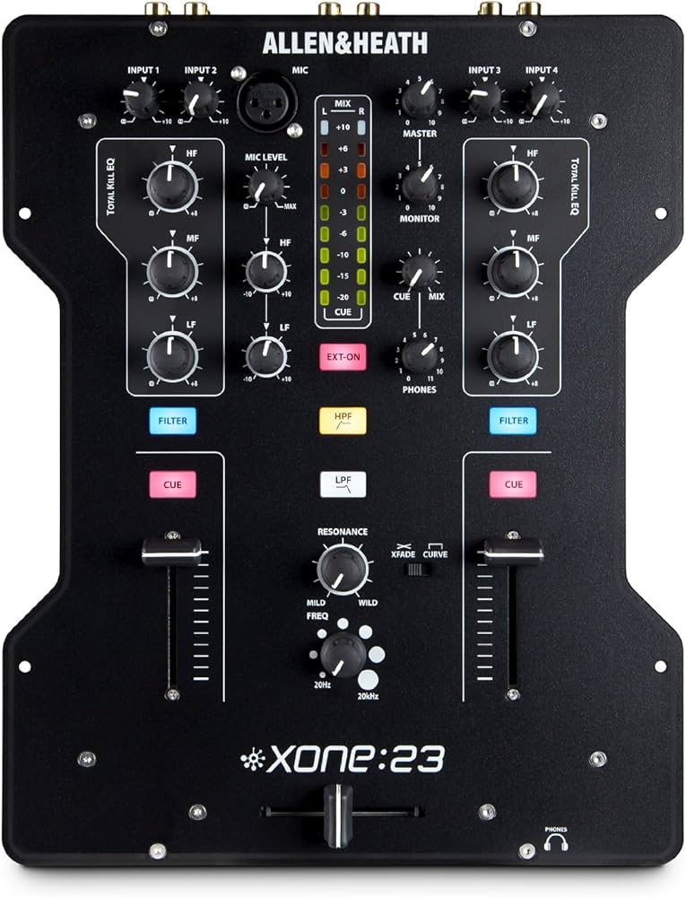 Amazon.co.jp: ALLEN&HEATH Allen & Heath 2 + 2 DJミキサー XONE : 23