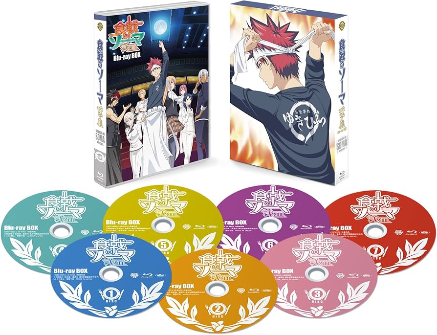 Amazon.co.jp: 食戟のソーマ 弐ノ皿 Blu-ray BOX（初回仕様版/7枚組