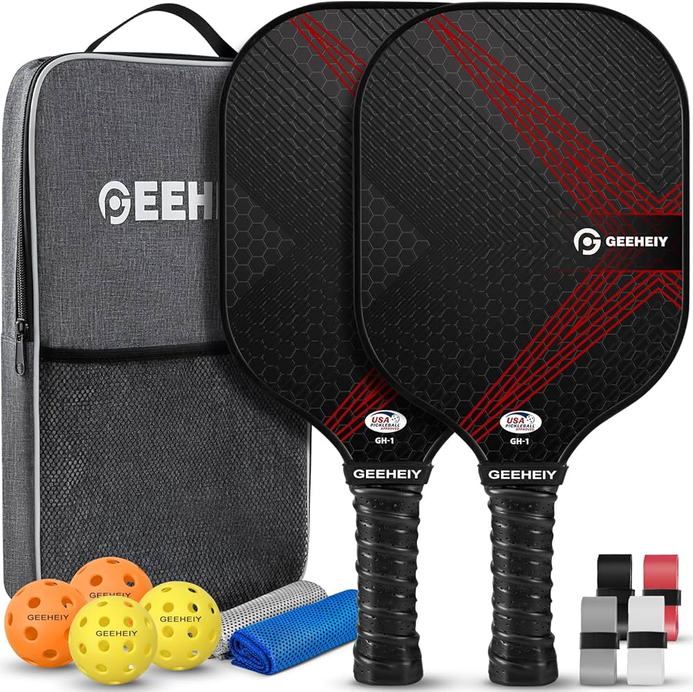 Amazon | ピックルボールパドル 2個セット USAPA承認カーボン