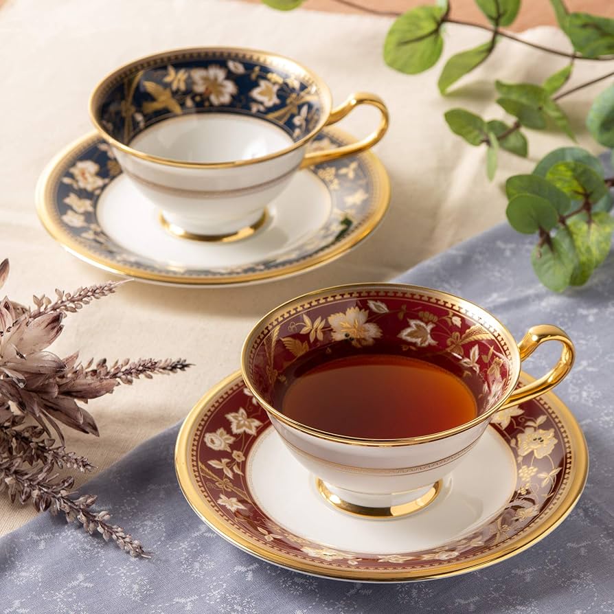 Amazon｜Noritake ノリタケ カップ & ソーサー ( 色変り ペアセット