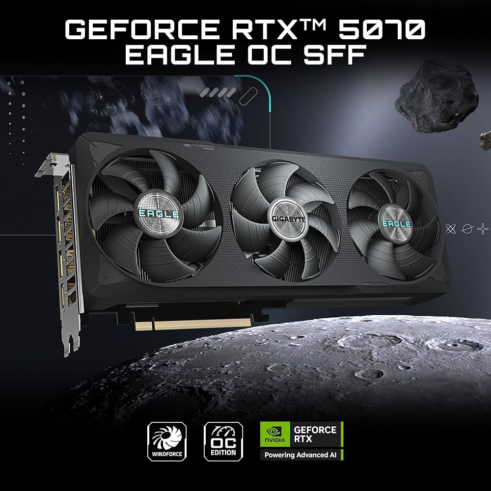 Amazon | GIGABYTE GeForce RTX 5070 Eagle OC ICE SFF 12G