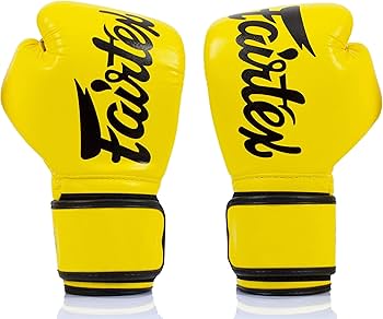 Amazon.co.jp: Fairtex BGV14 ボクシンググローブ - (イエロー/12