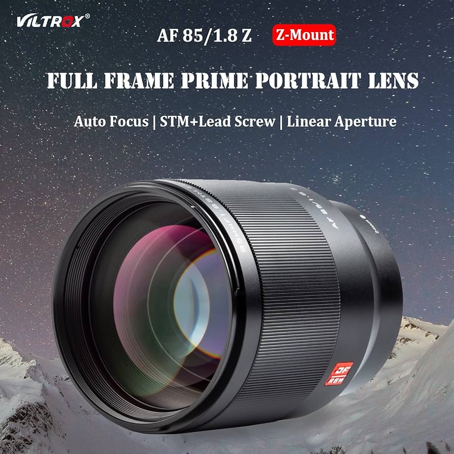 VILTROX 85mm F1.8 Z, AF 85mm f/1.8 Full Frame Lens for Nikon Z