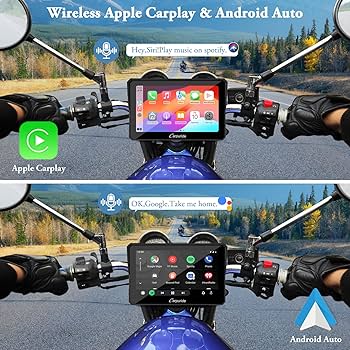 Amazon.com: Carpuride W702 for Motorcycle, 7 inch Waterproof