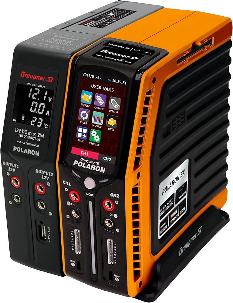 Graupner POLARON EX 充電器 12V 25A グラウプナー製POLARON EX 充電器