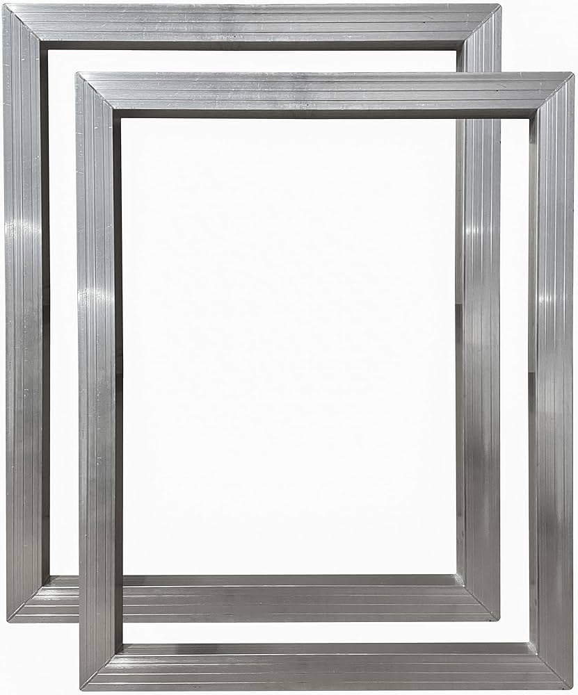 Amazon.co.jp: シルクスクリーン印刷 50×40cm 枠 アルミフレーム