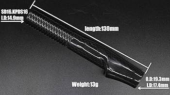 Amazon | ノーブランド品 スピニング ロッド リール シート カーボン