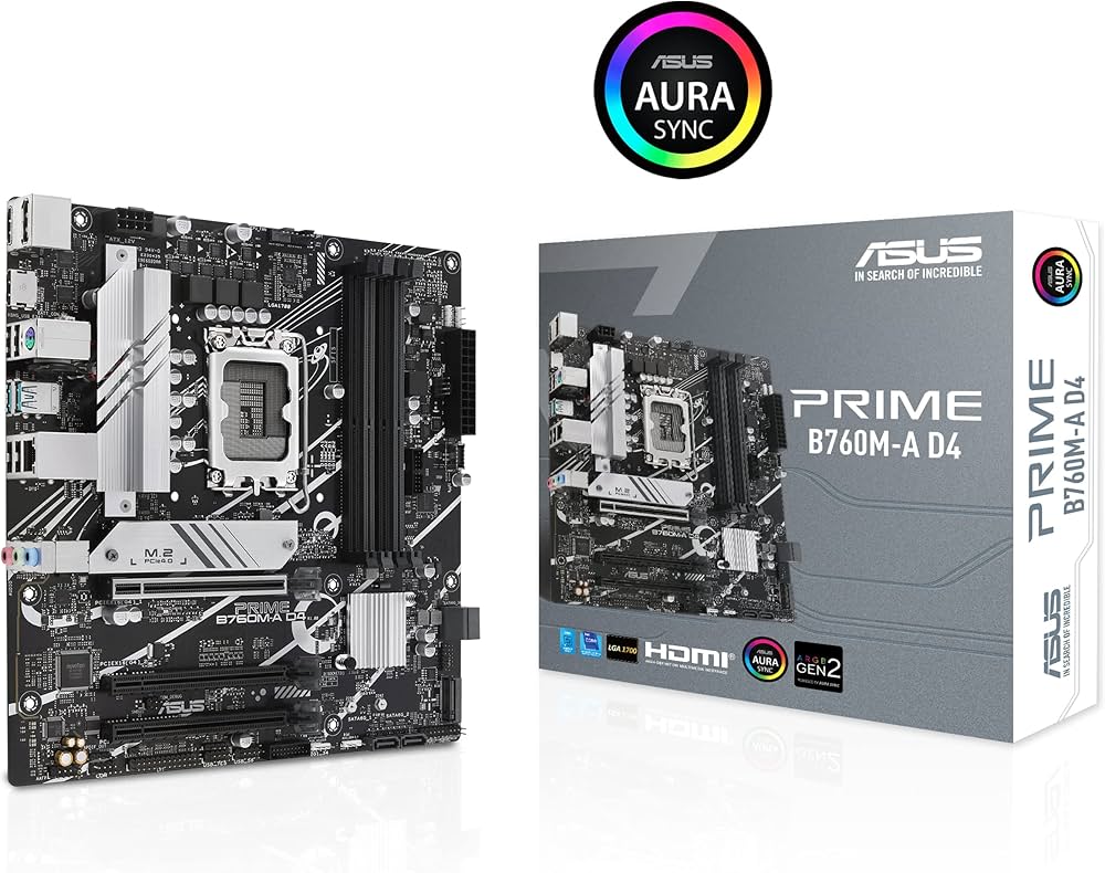 Amazon | ASUS Prime B760M-A D4 Intel® B760 (LGA 1700)(第13世代