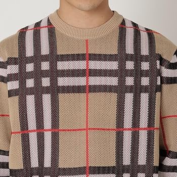 Amazon | [バーバリー]ニット セーター 長袖ニット プルオーバー