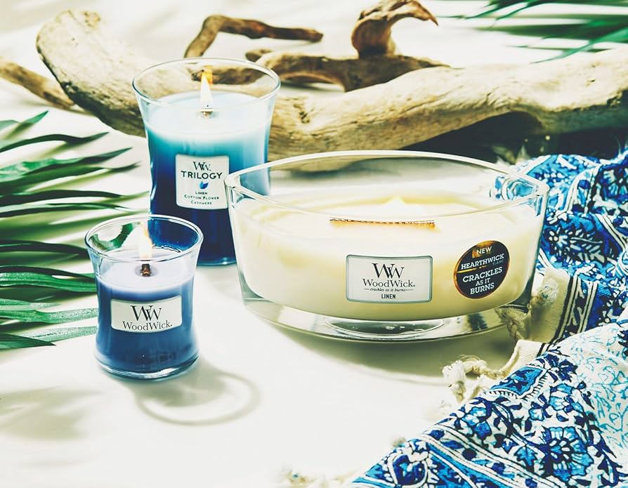 Amazon.co.jp: カメヤマ Wood Wick ハースウィックL 「 リネン