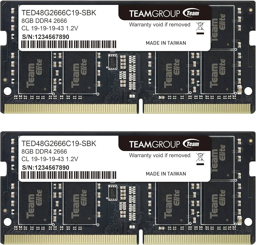 TEAMGROUP Elite DDR4 16GB Kit (2 x 8GB) 2666MHz PC4-21300 CL19