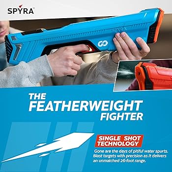 Amazon | スパイラ(Spyra) ハイテク電動ウォーターガン 水鉄砲 SpyraGO