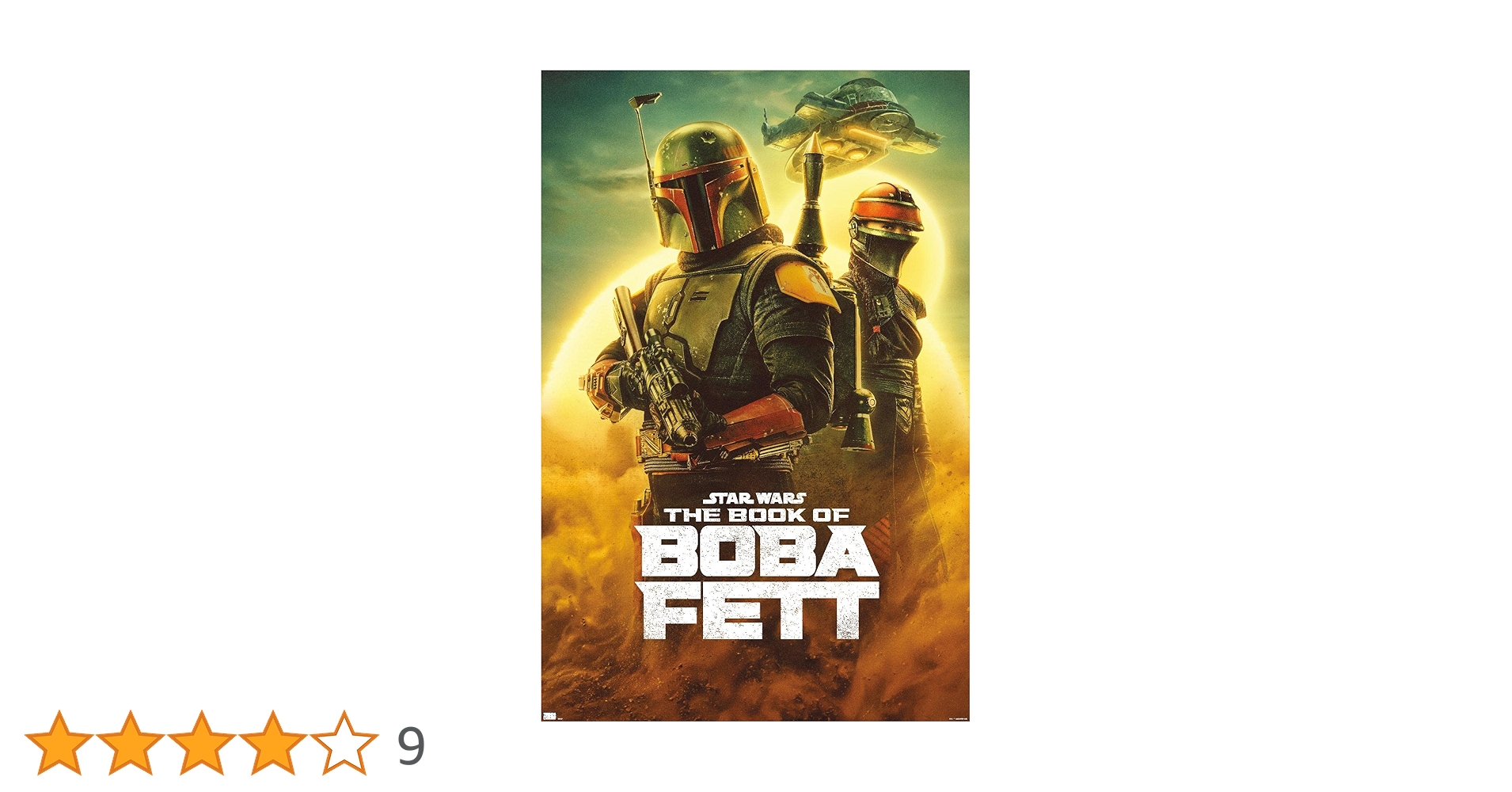 1997年 USA STAR WARSファンクラブ公式ボバ・フェットのポスター 1997