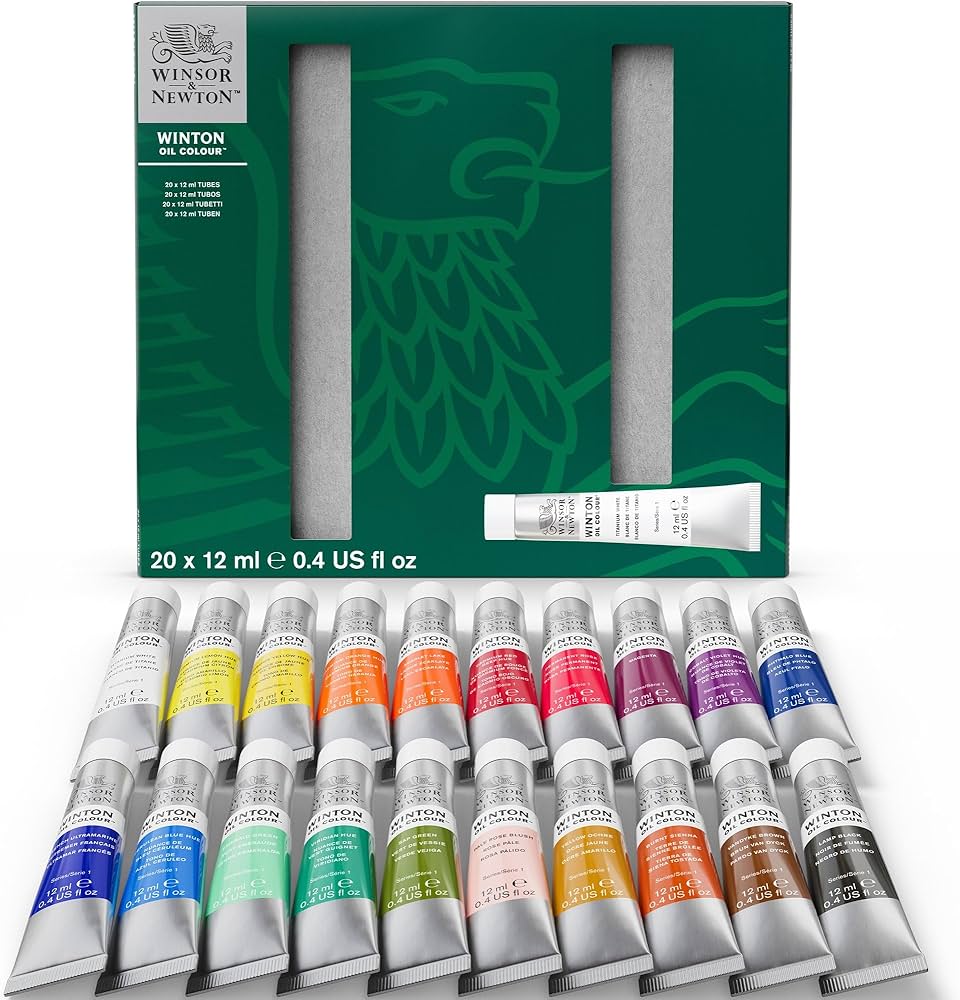 WINSOR&NEWTON 油絵の具7本セット Amazon | Winsor & Newton