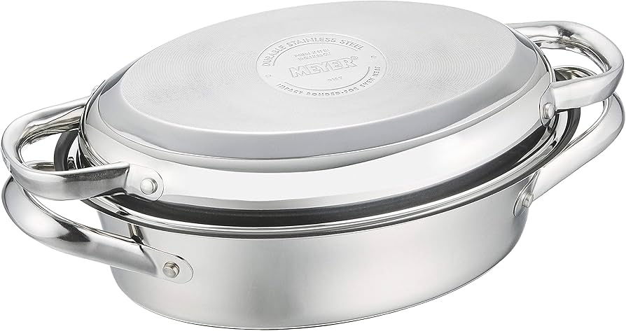Amazon.co.jp: マイヤー(Meyer) オーバルパン ステンレス ふっ素樹脂