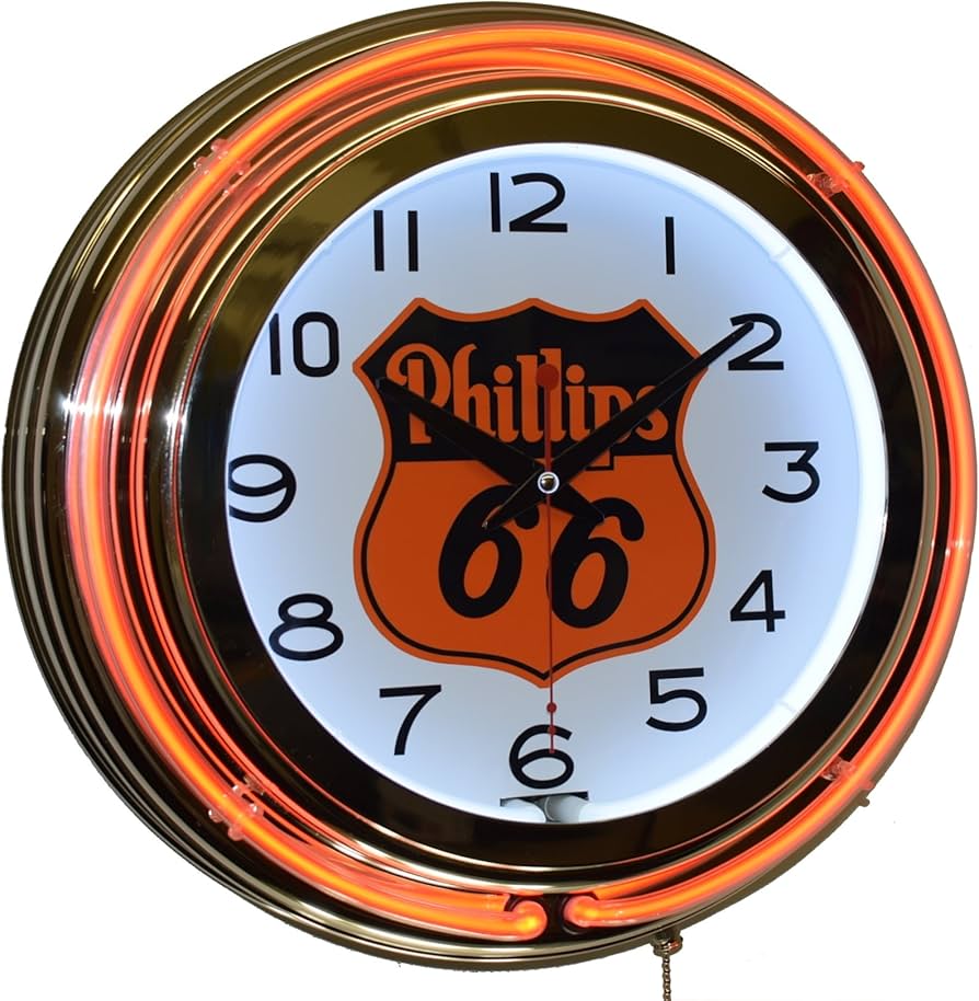 Amazon.com: Phillips 66 Gasoline Orange Double Neon Advertising