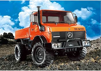 Tamiya Mercedes-Benz Unimog 425 Truck Cc-01, Orange, 58609-600