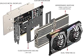 Amazon.com: msi Gaming GeForce RTX 2060 6GB GDRR6 192-bit HDMI/DP