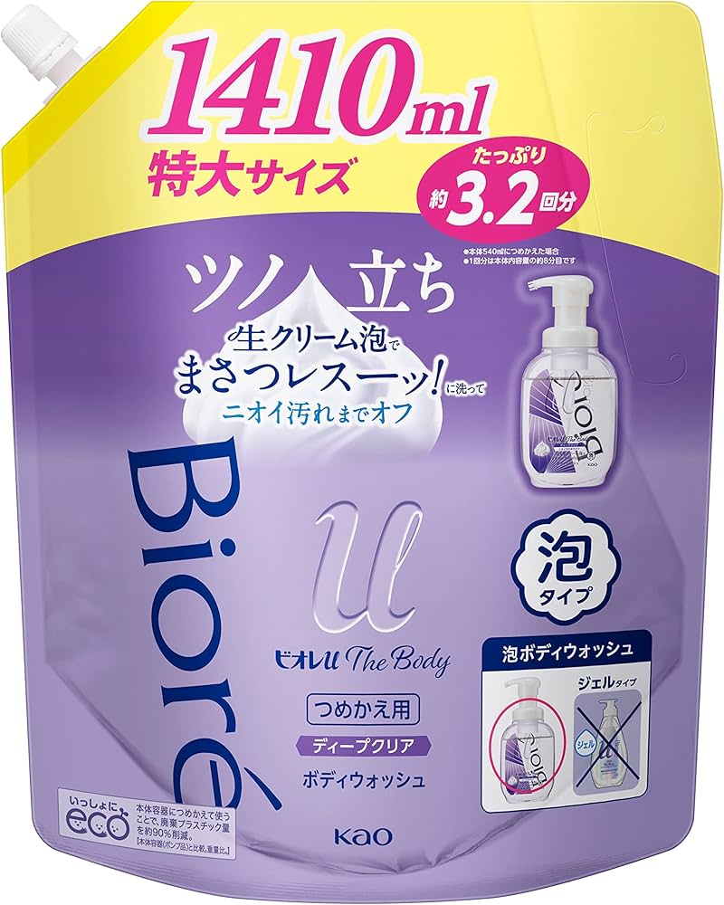 Amazon | ビオレu ザ ボディ 〔 The Body 〕 泡タイプ ディープクリア