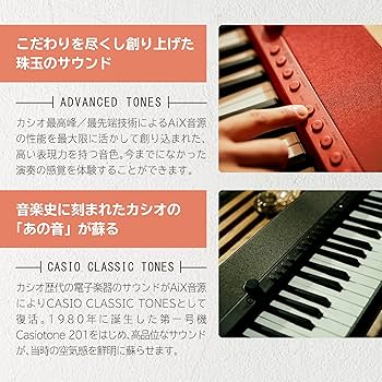 Amazon.co.jp: カシオ (CASIO) 電子キーボード Casiotone CT-S1 BK