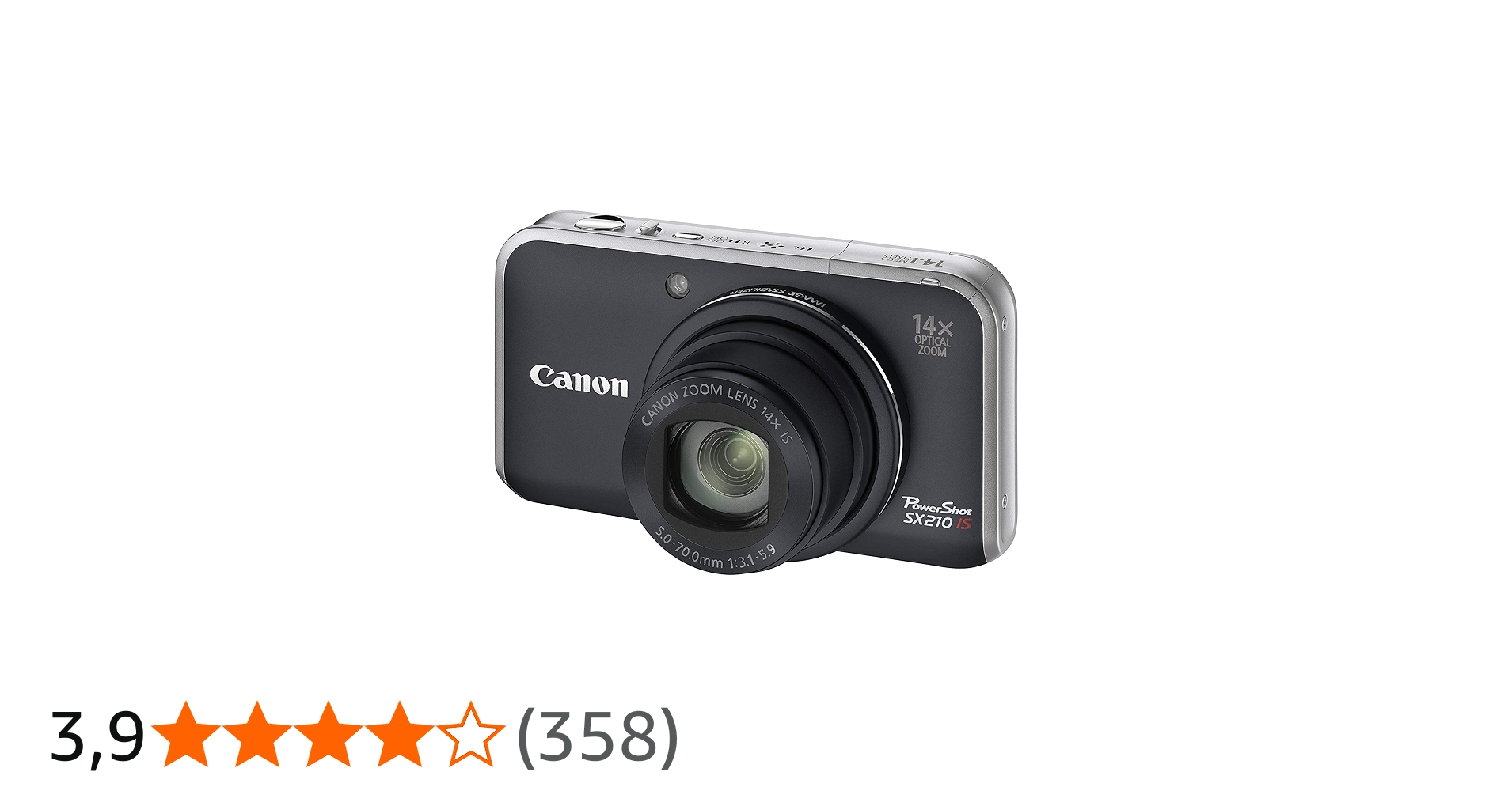 Canon PowerShot SX210 IS Digitalkamera (14 MP, 14-fach opt. Zoom