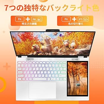 Amazon.co.jp: SERYUB 第11世代Celeron N5105 ダブル液晶 FHD IPS