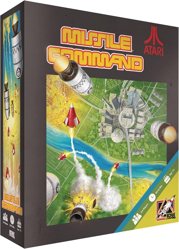 Amazon.com: IDW Games Atari's Missile Command Strategy Board Game