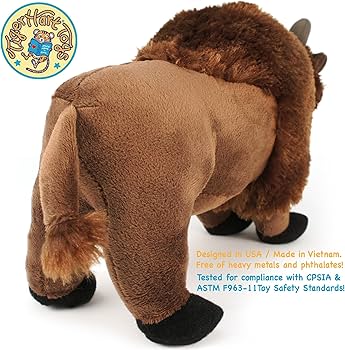 Amazon.co.jp: Tiger Tale Toys ビリー・ザ・バイソン 10インチ