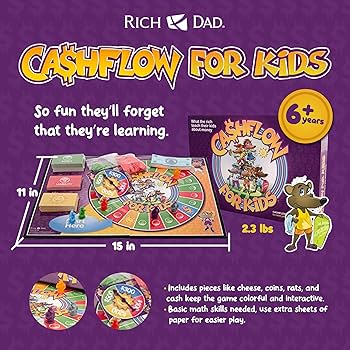 Amazon.co.jp: The Original Rich Dad CASHFLOW  101 for KIDS Board