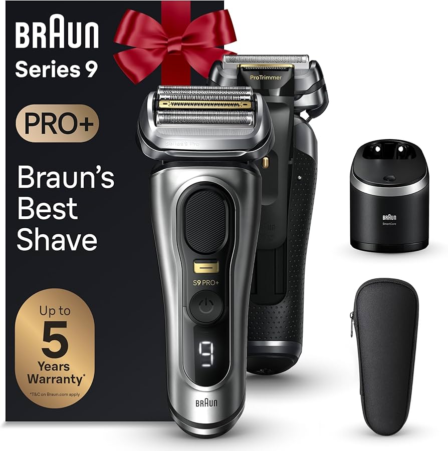 Amazon.co.jp: Braun Series 9 PRO+ 男性用電動カミソリ、5つのプロ