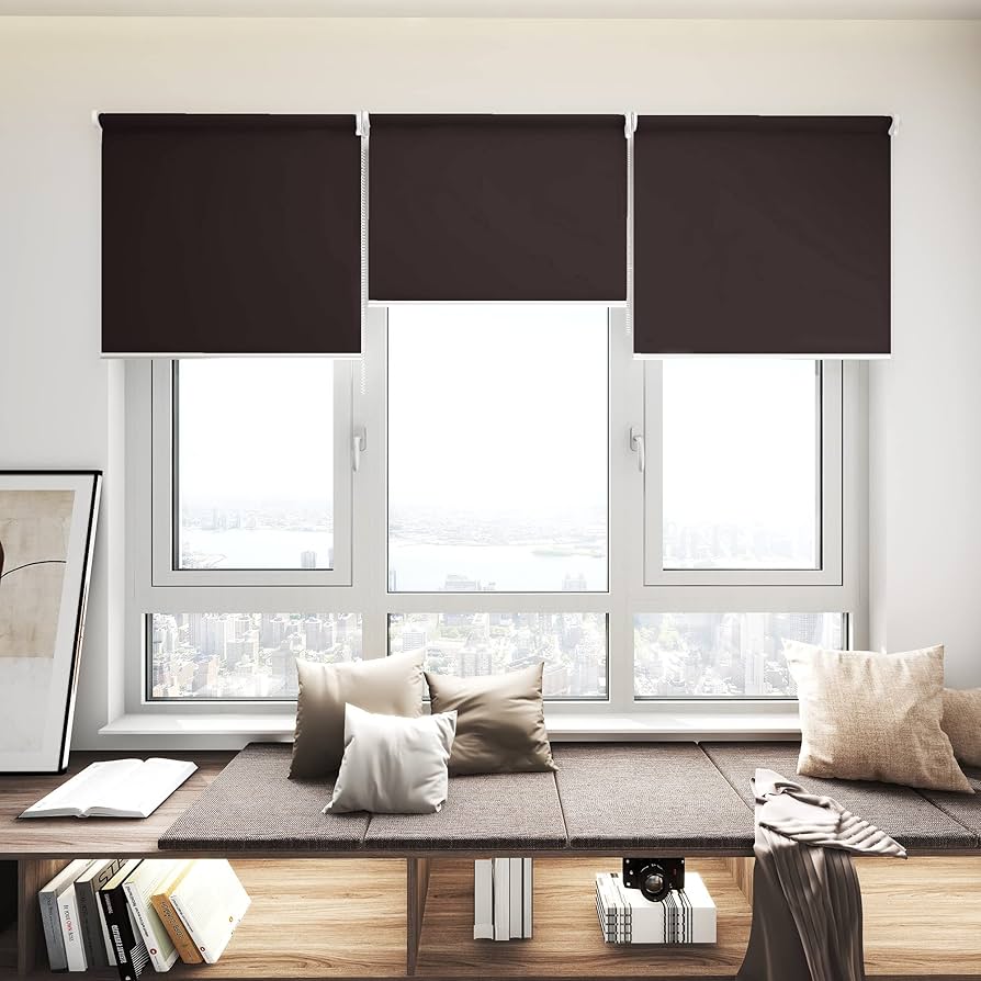 Amazon｜Deconovo ロールスクリーン ロールカーテン チェーン式 1級