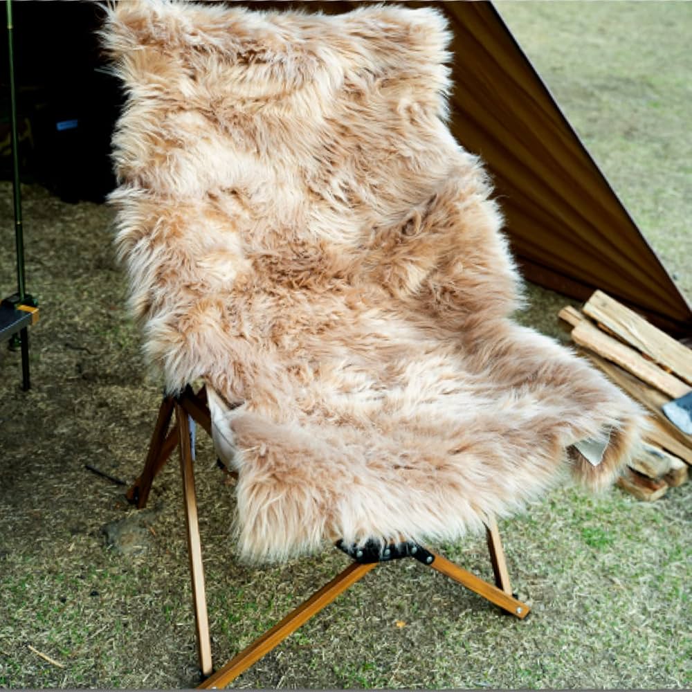 Amazon.co.jp: SWAG GEAR フェイクムートンラグ ムートンマット