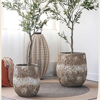 Amazon.com: Indoor And Outdoor Magnesium Clay Flower Pots, Vintage