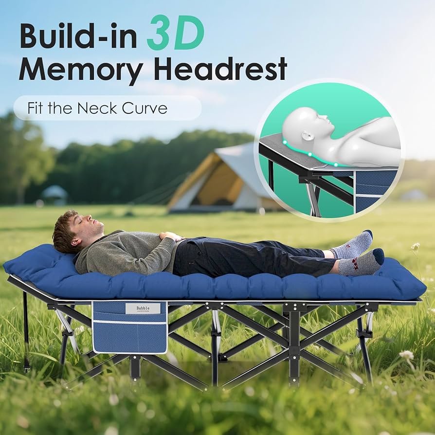 Amazon.com: Suteck Camping Cot, 32In XXL Folding Camping Cot Heavy