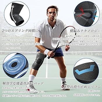 Amazon.co.jp: NEENCA 薄手 膝サポーター 夏用 半月板サポーター 靭帯