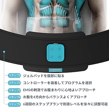 Amazon.co.jp: Slendertone Evolve 腹筋トレーナー、EMSトレーニング