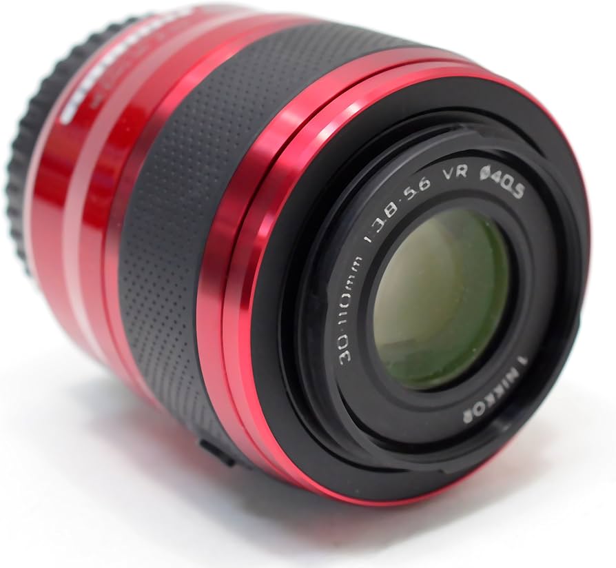 Amazon.com : Nikon 1 30-110mm f/3.8-5.6 VR Nikkor Lens (Red