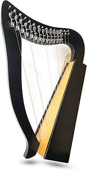 Amazon | 15弦レバー ハープアイリッシュハイランドソリッドローズ