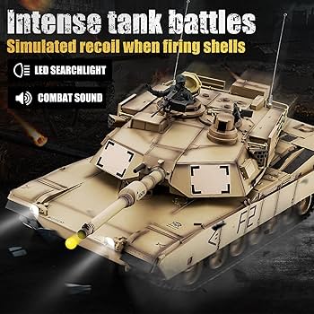 Amazon.co.jp: BESTYMXY RC戦車 US M1A2 エイブラムス陸軍戦車