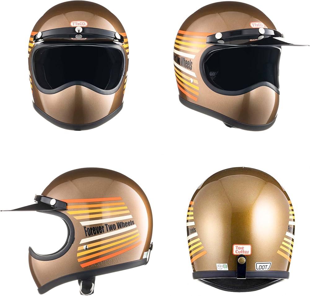 Amazon.co.jp: TT&CO. バイク ヘルメット フルフェイス トゥーカッター