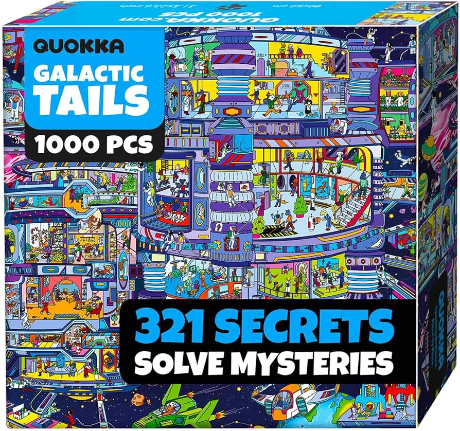 Amazon.com: QUOKKA 1000 Piece Jigsaw Puzzle for Adults Galactic