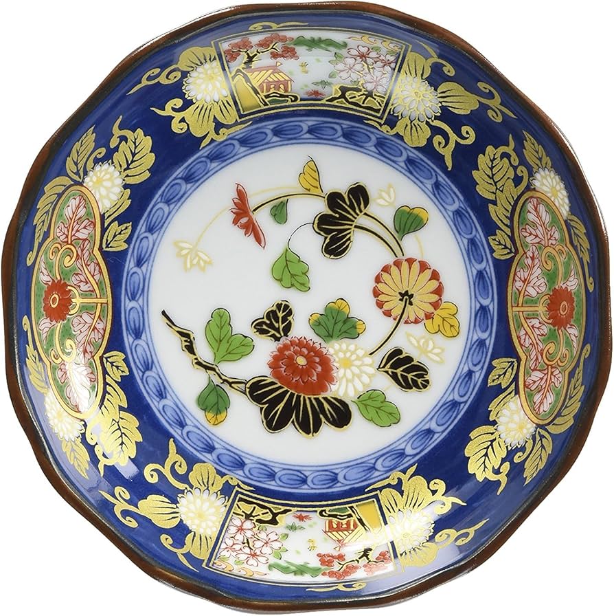 Amazon.co.jp: 皿 おしゃれ : 献上古伊万里 八角取皿/有田焼 Japanese