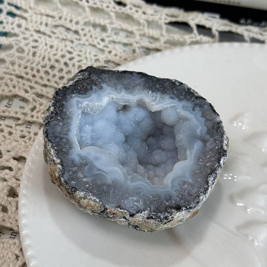 Amazon.co.jp: SUKIMIND 5～7cmメノウ ジオード 原石 天然石 アゲート