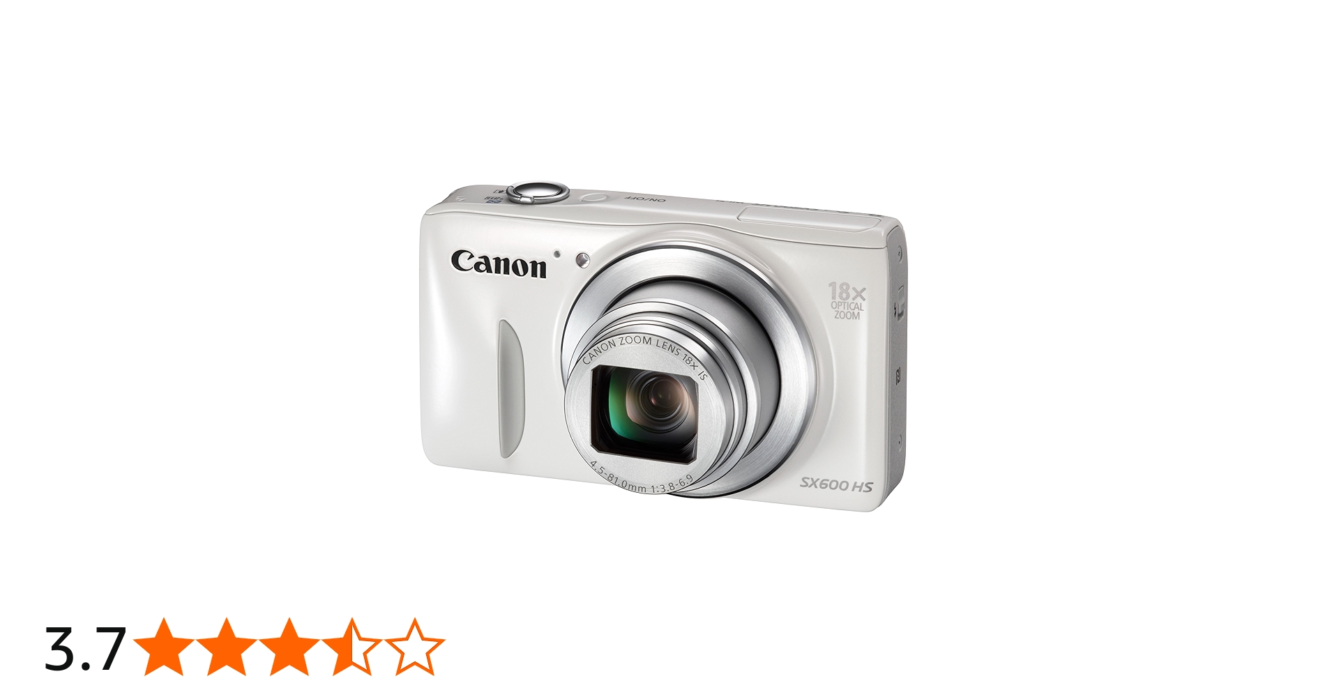 Amazon | Canon デジタルカメラ Power Shot SX600 HS ホワイト 光学18