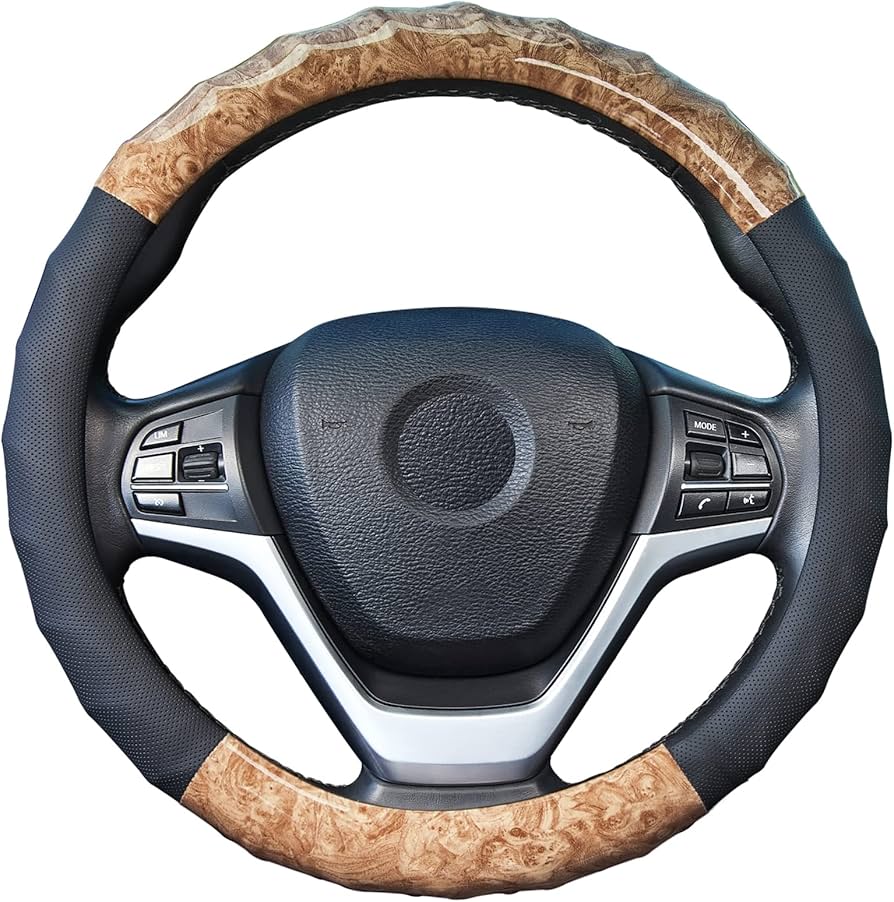 旧車 1部布、木製ハンドル 直径35cm 旧車 1部布、木製ハンドル 直径