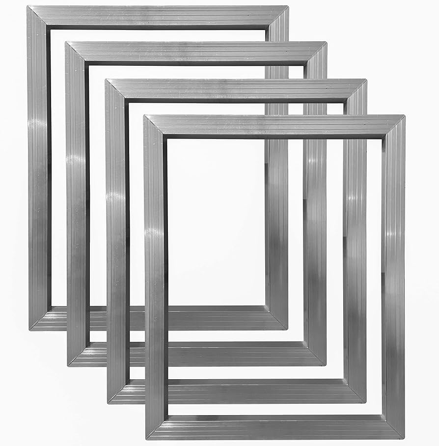 Amazon.co.jp: シルクスクリーン印刷 50×40cm 枠 アルミフレーム