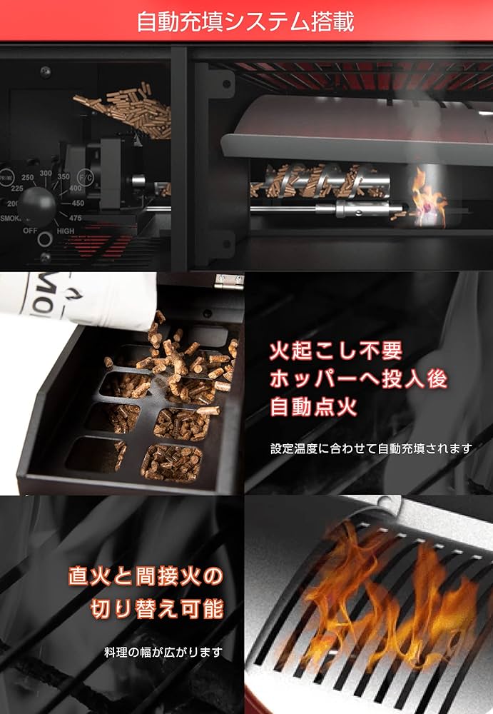 Amazon.co.jp: ASMOKE 日本正規品 グリル ポータブル スモーク 4-6人用