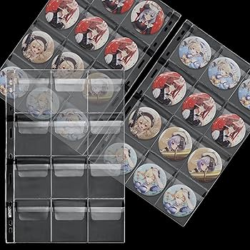 Amazon.co.jp: RILIHII【20枚／セット 】57mm 缶バッジ 収納 缶