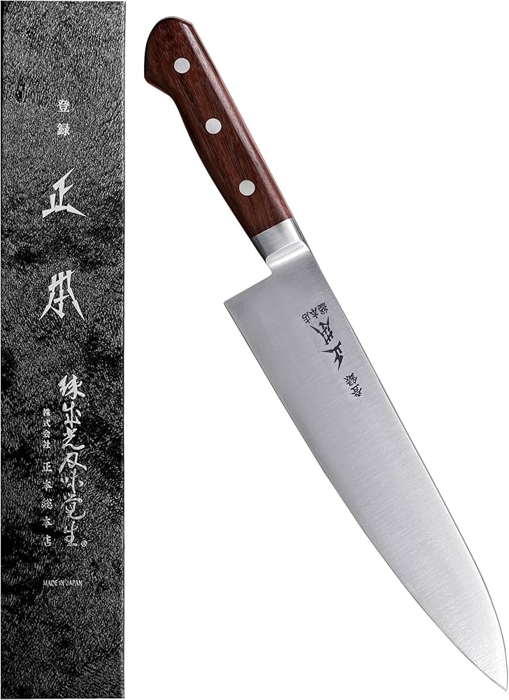 Amazon｜MASAMOTO 正本総本店 最高級炭素鋼 牛刀 21cm ブレード:炭素鋼