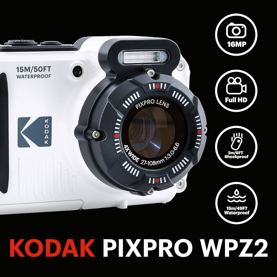 Amazon.com : Kodak Pixpro WPZ2 - Compact Digital Camera 16M Pixels